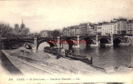 CPA PARIS - ILE SAINT LOUIS - PONT DE LA TOURNELLE - The River Seine And Its Banks