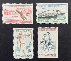 FRANCE 1958 - NEUF**/MNH - LUXE - Série Complète YT 1161 / 1164 - Mi 1197 / 1200 - Unused Stamps