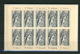 BK-23 Beau Carnet Croix Rouge N° 2001 ** Année 1952 Cote 550 Euros.   A Saisir !!! - Red Cross