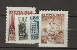 1943 MNH Slovakia Mi 128-31 Postfris** - Nuovi