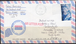 2002 80c Mount McKinley, Perth Amboy NJ To Czech Republic  - Lettres & Documents