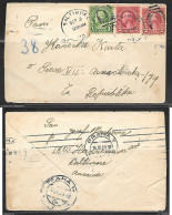 1931 Baltimore MD (Sep 2) To Czechoslovakia, 1c & Two 2c Washington Stamps - Briefe U. Dokumente