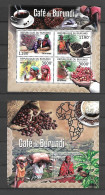 Burundi 2012 Coffee Of Burundi - 2 MS MNH - Nuevos