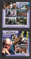 Burundi 2012 Ray Douglas Bradbury - 2 MS MNH - Nuevos