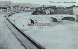 CPA PISA - LUNGARNO E PONTE SOLFERINO - Pisa