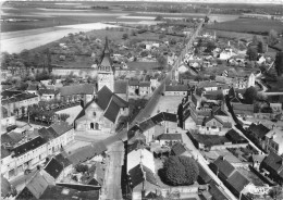 27-BRETEUIL-SUR-ITON- VUE AERIENNE DU QUARTIER DE L'EGLISE - Breteuil