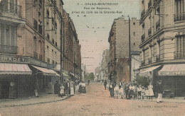 Grand Montrouge * 1909 * Rue De Bagneux Prise Du Coin De La Grande Rue * Boulangerie Pâtisserie RADET * Cpa Toilée - Montrouge