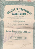 SOCIETE D,ELECTRICITE DE LA BASSE MEUSE - A - C