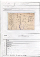 ALLEMAGNE LETTRE EN FELDPOST 1917 - LIRE DESCRIPTION - Feldpost (franchigia Postale)