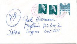 80989 - USA - 2002 - 34¢ Wappenadler GAU M ZusFrankatur Als LpBf ... -> Japan - Briefe U. Dokumente