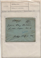 ALLEMAGNE LETTRE EN FELDPOST 1918 - LIRE DESCRIPTION - Feldpost (franchigia Postale)