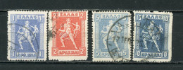 GRECE: HERMES - N° Yvert 189+190+192+193 Obli. - Usati