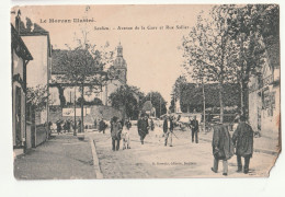 21 . Saulieu . Avenue De La Gare Et Rue Sallier - Saulieu