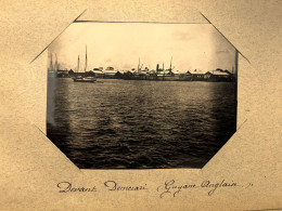 Demerari , Demerara * Le Port , Bateaux * Guyana * Circa Vers 1900 * Photo Ancienne 10.5x8cm - Guyana (voorheen Brits Guyana)