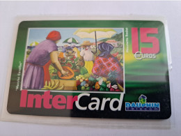 ST MARTIN  INTERCARD  / MARCHE CARAIBE   /    15 EURO /   INTER 53 / USED  CARD    ** 17239 ** - Antilles (French)