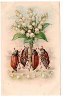 Hannetons Et Bouquet De Muguet. Fantaisie - Insects