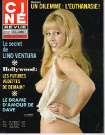 Ciné Revue N°06 Du 09 Février 1978 Anna Bergman (couv1) – Dave (couv2) – Anna Bergman Nue (poster Couleur) - Cinéma/Télévision