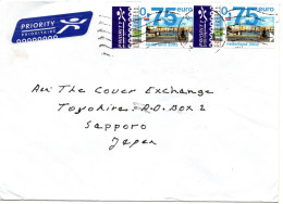 81002 - Niederlande - 2002 - 2@€0,75 Euro A LpBf ZWOLLE -> Japan - Storia Postale