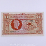 500 Francs Marianne Type 1945, 81M/879759, SUP - 1943-1945 Marianne