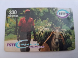 TRINIDAD & TOBAGO    $30,- MAN WITH DONKEY BANANAS    NO T&T-P 22       ** 17247 ** - Trinité & Tobago