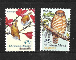 Christmas Island N°432/433**  Faune, Oiseaux Multicolore - Christmaseiland