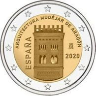 Spanje 2020   2 Euro Commemo   ARAGON    UNC Uit De Rol  -  UNC Du Rouleaux !!!! - Spain