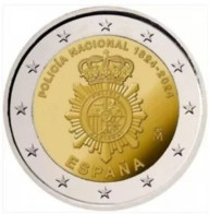 Spanje 2024   2 Euro Commemo "Guardia National"    UNC Uit De Rol  -  UNC Du Rouleaux !!!! - Spain