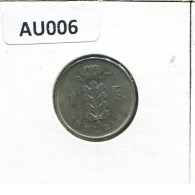 1 FRANC 1967 DUTCH Text BELGIEN BELGIUM Münze #AU006.D.A - 1 Franc