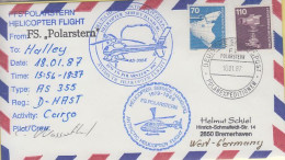 Germany Heliflight From Polarstern To Halley 18.1.1987 (CO151) - Voli Polari