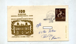 Lettre Cachet Zagreb Godina - Covers & Documents