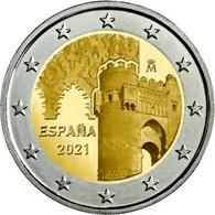 Spanje 2021   2 Euro Commemo   TOLEDO    UNC Uit De Rol  -  UNC Du Rouleaux !!!! - Spain