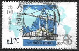 Hong Kong 1986. Scott #472 (U) EXPO 86, Vancouver, Trade - Used Stamps