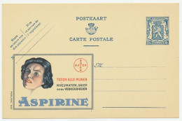 Publibel - Postal Stationery Belgium 1941 Aspirine - Bayer - Farmacia