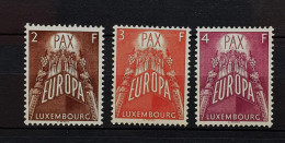 07 - 24 - Luxembourg - Cote : 150 Euros - 1957 - Europa N° 531 Et 532 **  + 533 * - Nuevos