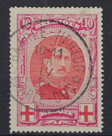Nr. 133 Gestempeld  Met Variëteit  " LITTEKEN / BALAFRE " ; Staat Zie Scan ! LOT 266 - 1914-1915 Red Cross