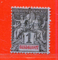 REF102 > DIEGO SUAREZ > N° 38 *  > Neuf Dos Visible - MH * - Unused Stamps