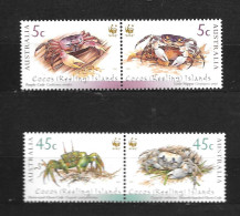 Cocos Keeling Islands, Yvert 381/384, Scott 333&334, MNH (2 Scan) - Cocos (Keeling) Islands