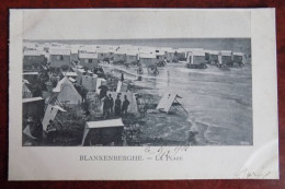 Cpa Blankenberghe ; La Plage 1902 - Blankenberge