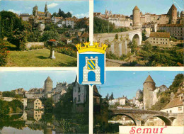 21 - Semur En Auxois - Multivues - Blasons - CPM - Voir Scans Recto-Verso - Semur