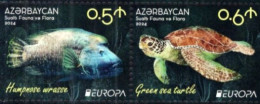 Azerbaijan - 2024 - Europa CEPT - Underwater Fauna And Flora - Mint BOOKLET Stamp Set - Azerbeidzjan