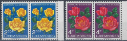 Luxembourg - Luxemburg - Timbres - 1956   Ville Des Roses  2 Séries Paires    MNH** - Unused Stamps