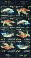 Azerbaijan - 2024 - Europa CEPT - Underwater Fauna And Flora - Mint BOOKLET Stamp Pane (no Cover) - Azerbeidzjan