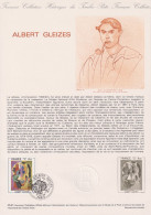 1981 FRANCE Document De La Poste Albert Gleizes N° 2137 - Documenten Van De Post
