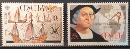 1992 - Malta - MNH - Europa CEPT - Columbus Travels + 1993 - EUROPA - Modern Art - 4 Stamps - Malta