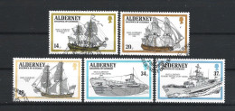 Alderney 1990 Ships Y.T. 43/47(0) - Alderney