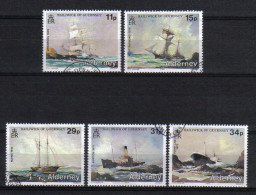 Alderney 1987 Ships Y.T. 32/36 (0) - Alderney