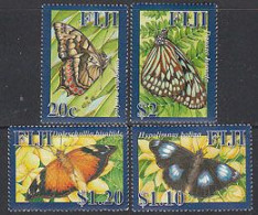 FIDJI 2007 - Papillons -  4 V. - Fiji (1970-...)