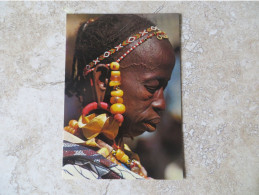 CPSM  Haute Volta BURKINA FASO - Ethnie Femme Avec Parure Peulh Faite D' Or D'ambre Et De Perles Photo Diavolta 76/963 - Burkina Faso