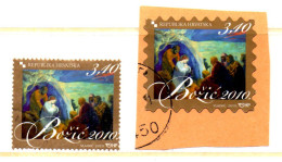 Croatia 2010, Used, Michel 967 - 968, Christmas - Croazia