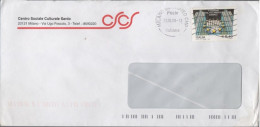 ITALIA - Storia Postale Repubblica - 2009 - 0,60€ Elezione Del Parlamento Europeo (Isolato) - Lettera - CSCS, Centro Soc - 2001-10: Marcophilia